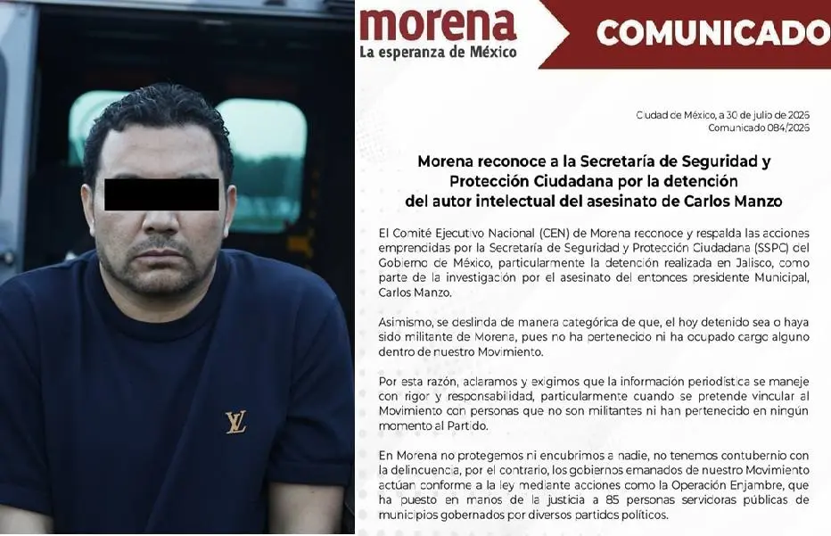 Morena afirma que “R1” nunca ha formado parte del movimiento